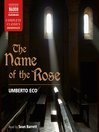 Imagen de portada para The Name of the Rose